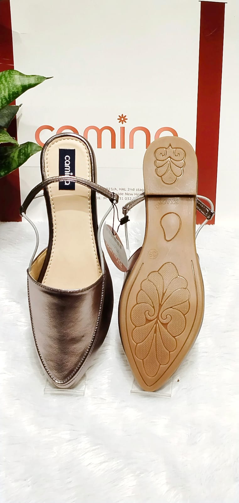 Style Fancy Trending Bellies Sandal Pointed Toe Mules for Women's and Girls A184