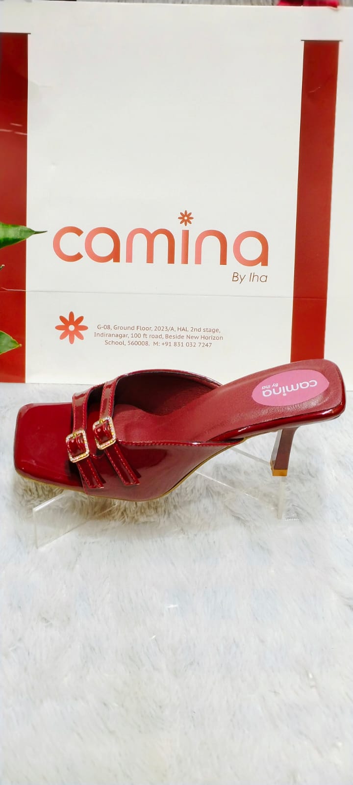 Women Heels Sandal (maroon)-A197
