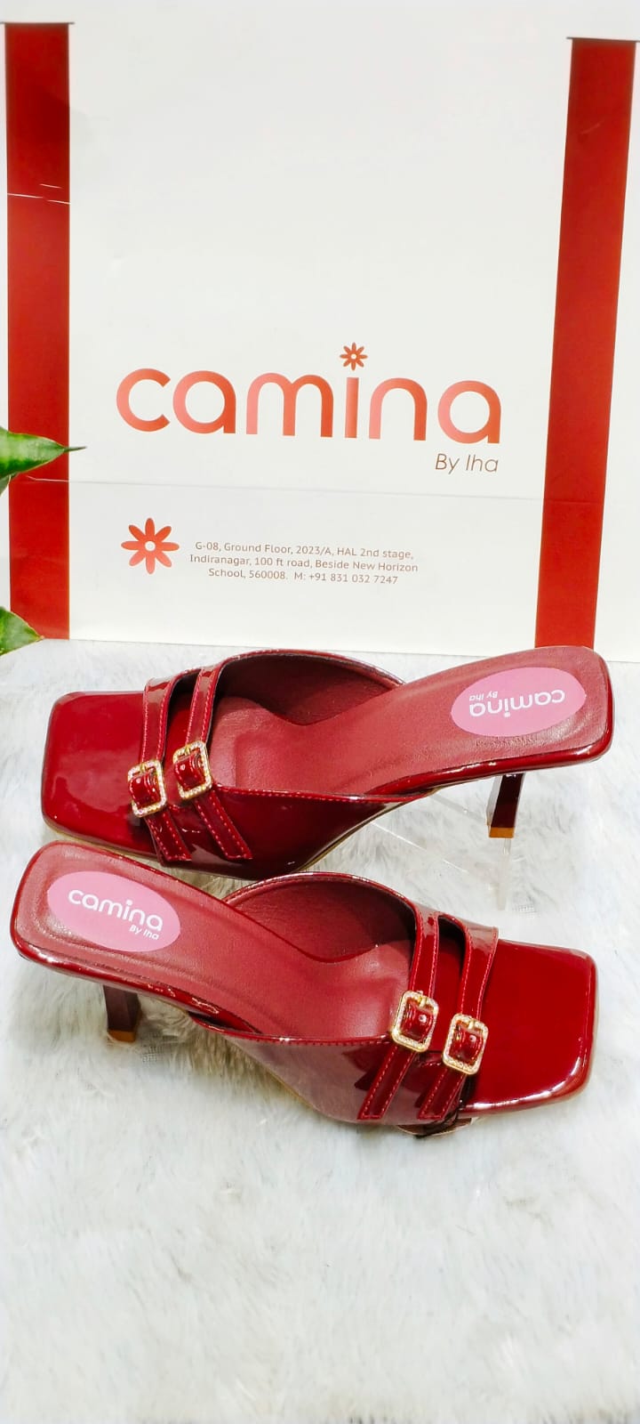 Women Heels Sandal (maroon)-A197