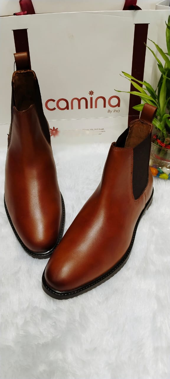 Men Leather Chelsea Boot