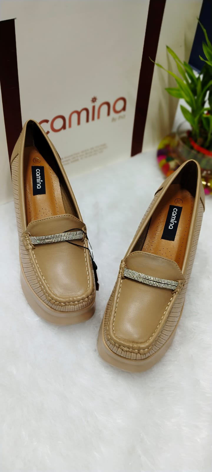 Women Solid Pumps stone wedges-A15