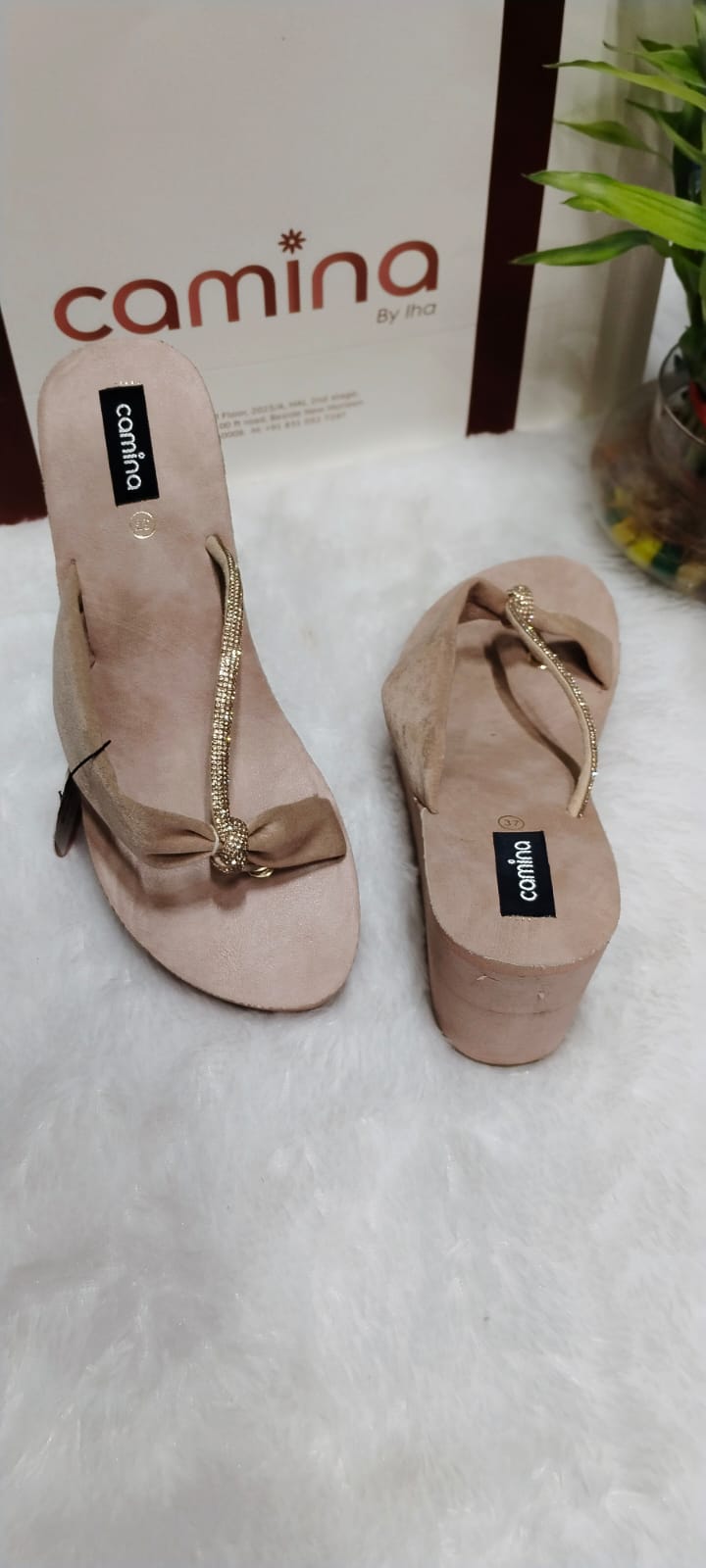 Stylish & Comfortable Ethnic Wedge Heel Sandals for Women & Girls-A162