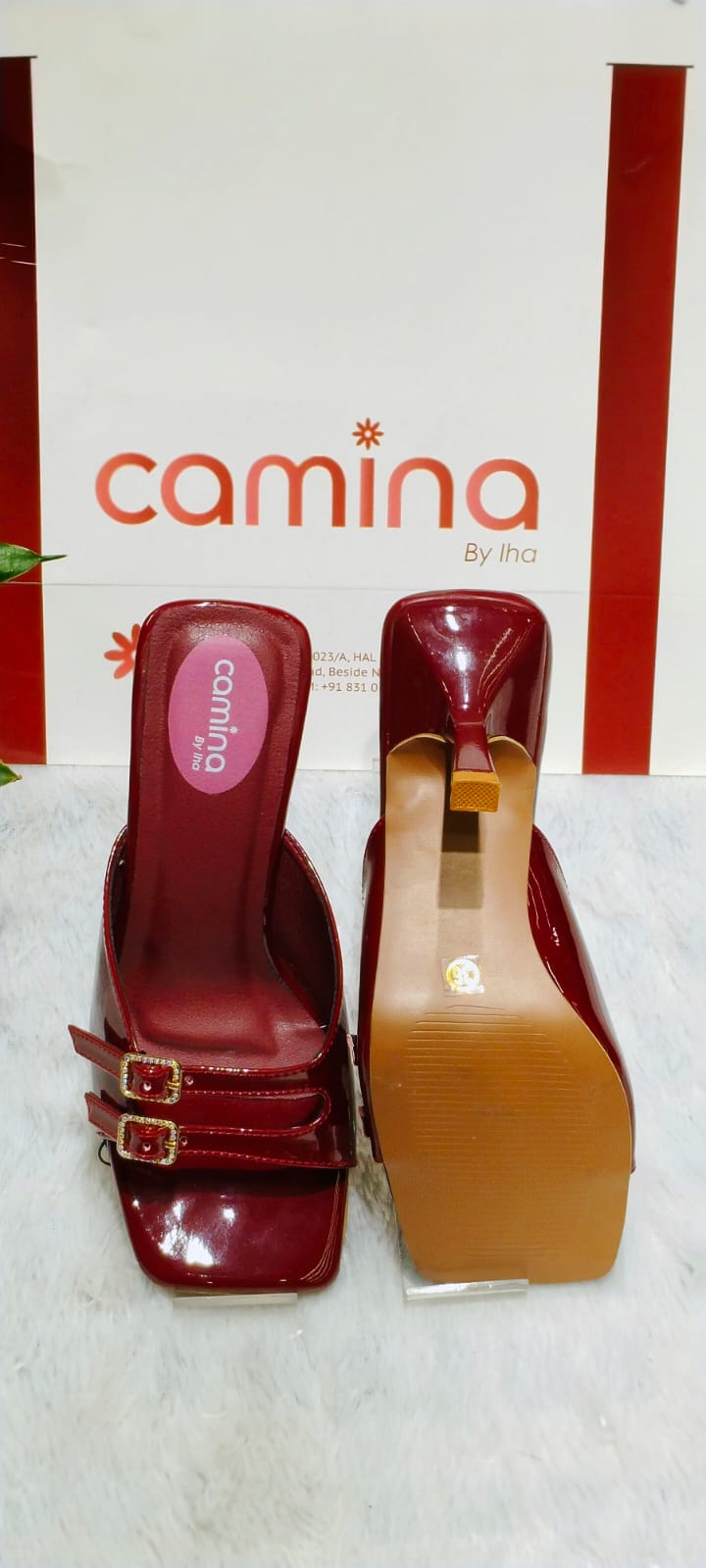 Women Heels Sandal (maroon)-A197