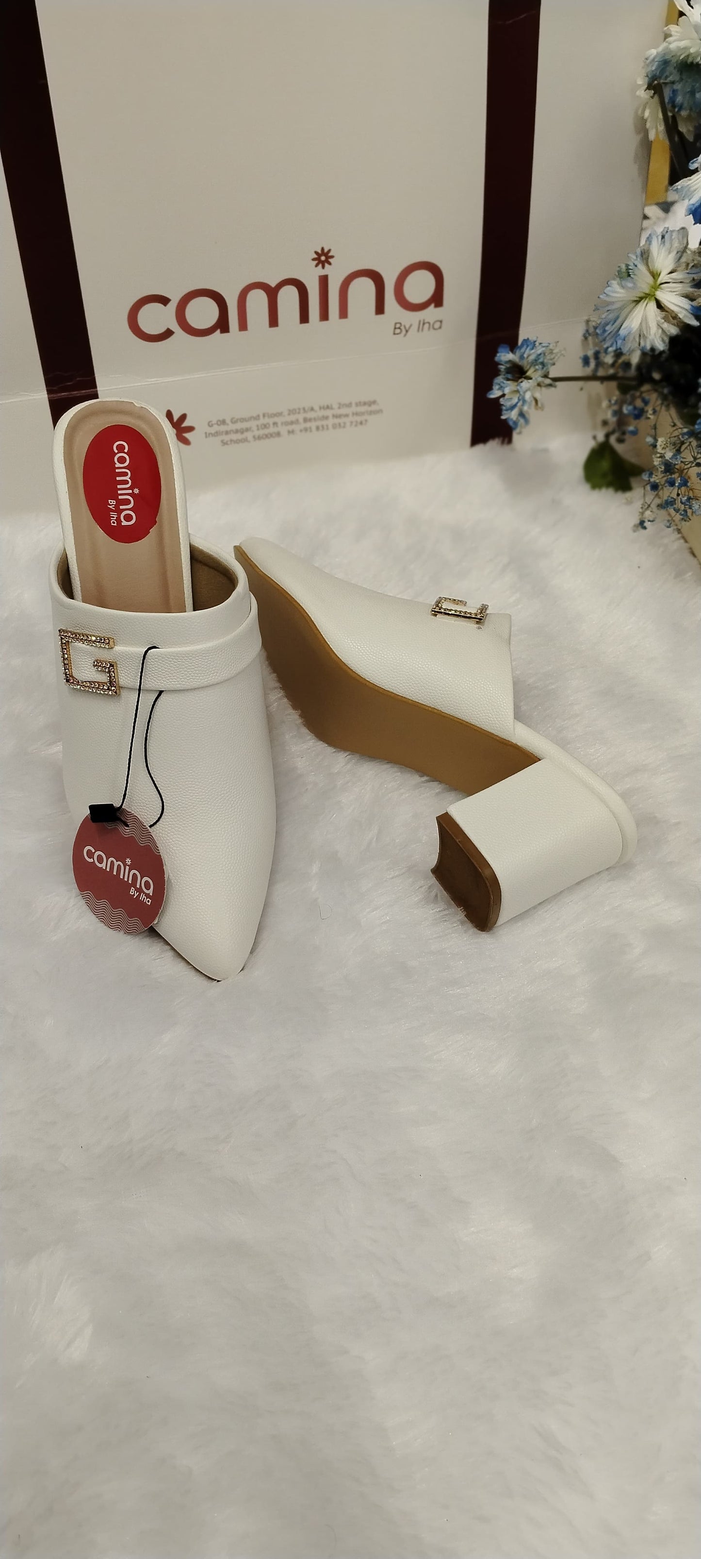 Women Round-Toe Slip-On Mules-A02