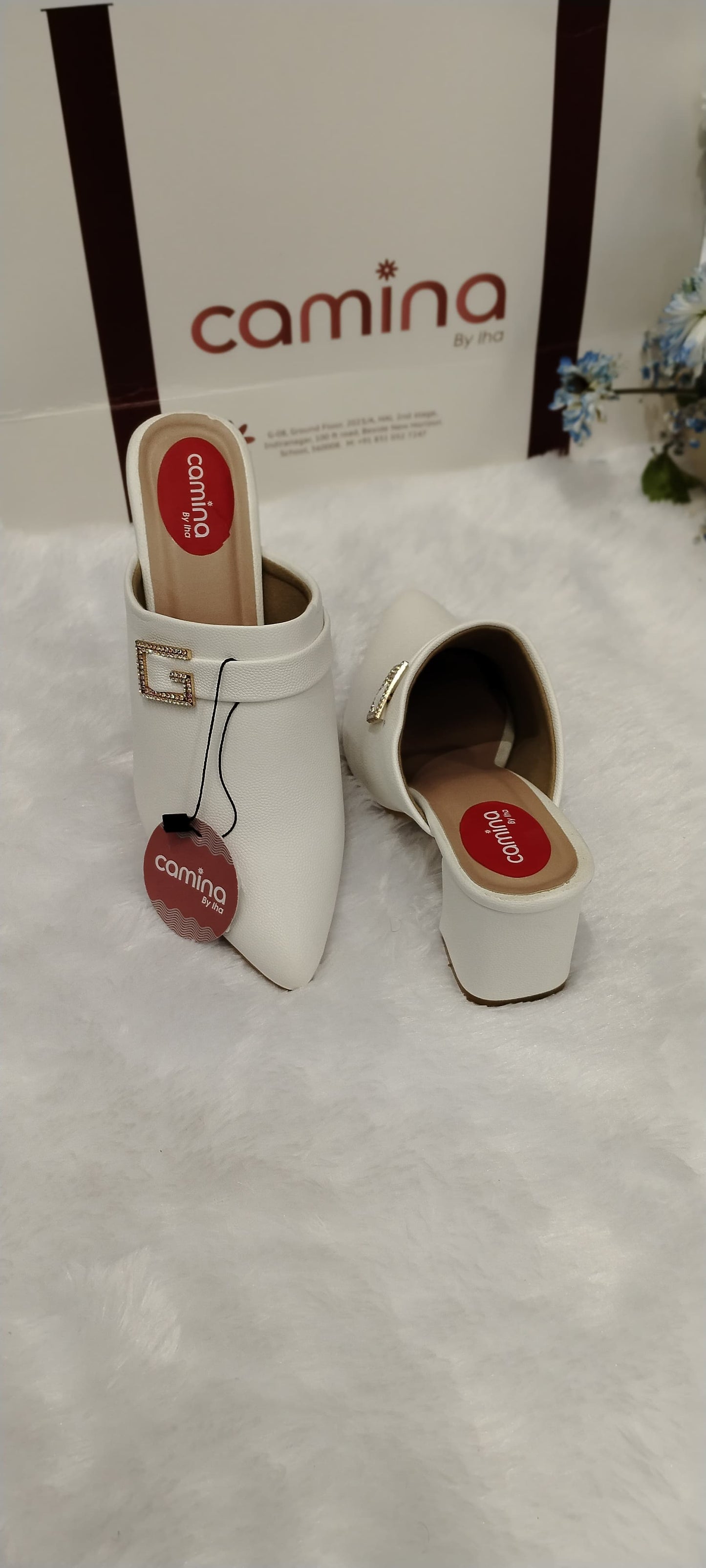 Women Round-Toe Slip-On Mules-A02