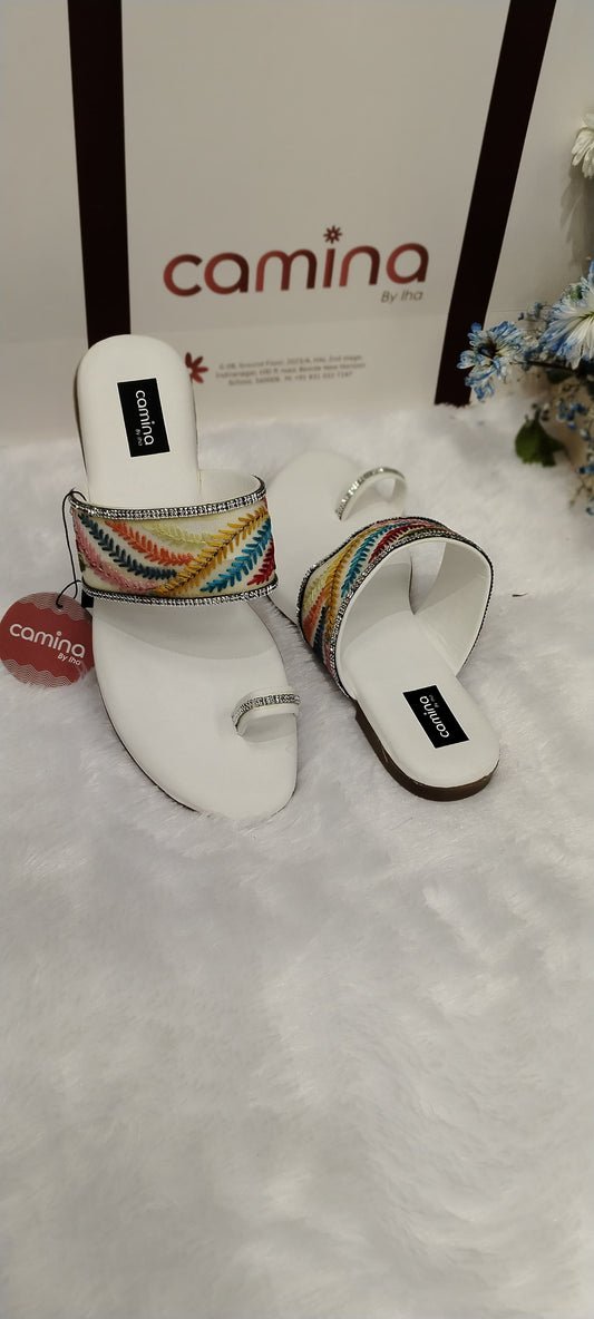 Flat Sandal for Women Stylish Comfortable Slip  Lightweight Sandals-A37