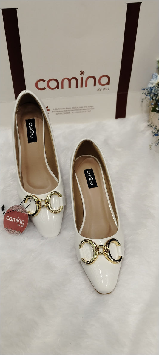 Pointed Toe Embellished Party Block Pumps-A01