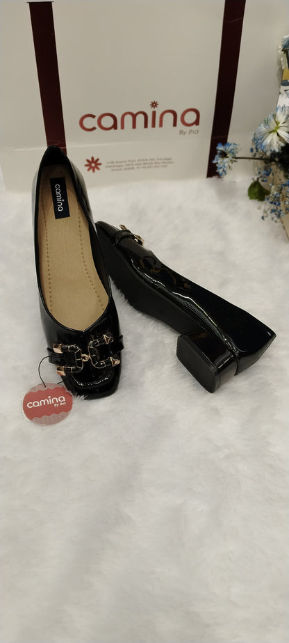 Women Embellished Block Pumps-A04