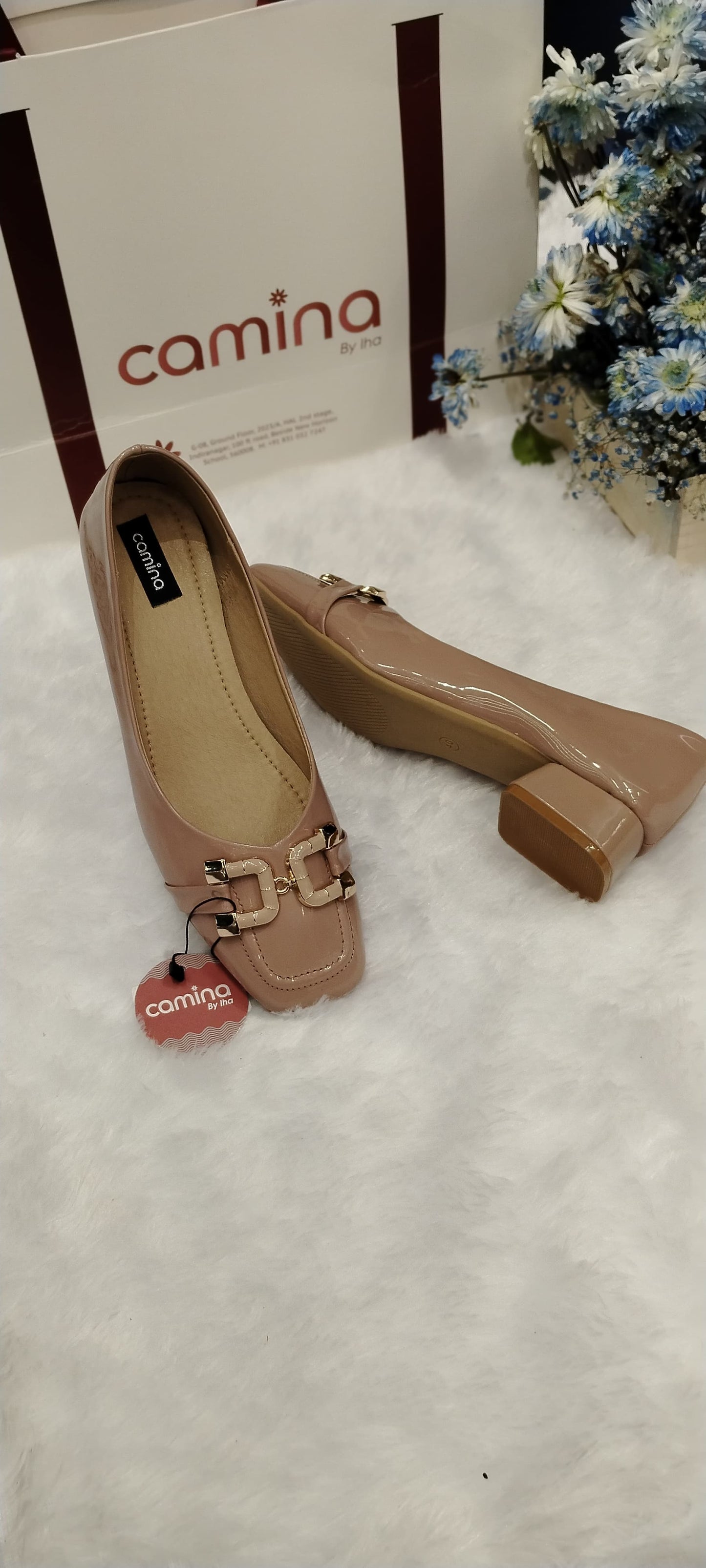 Women Embellished Block Pumps-A04