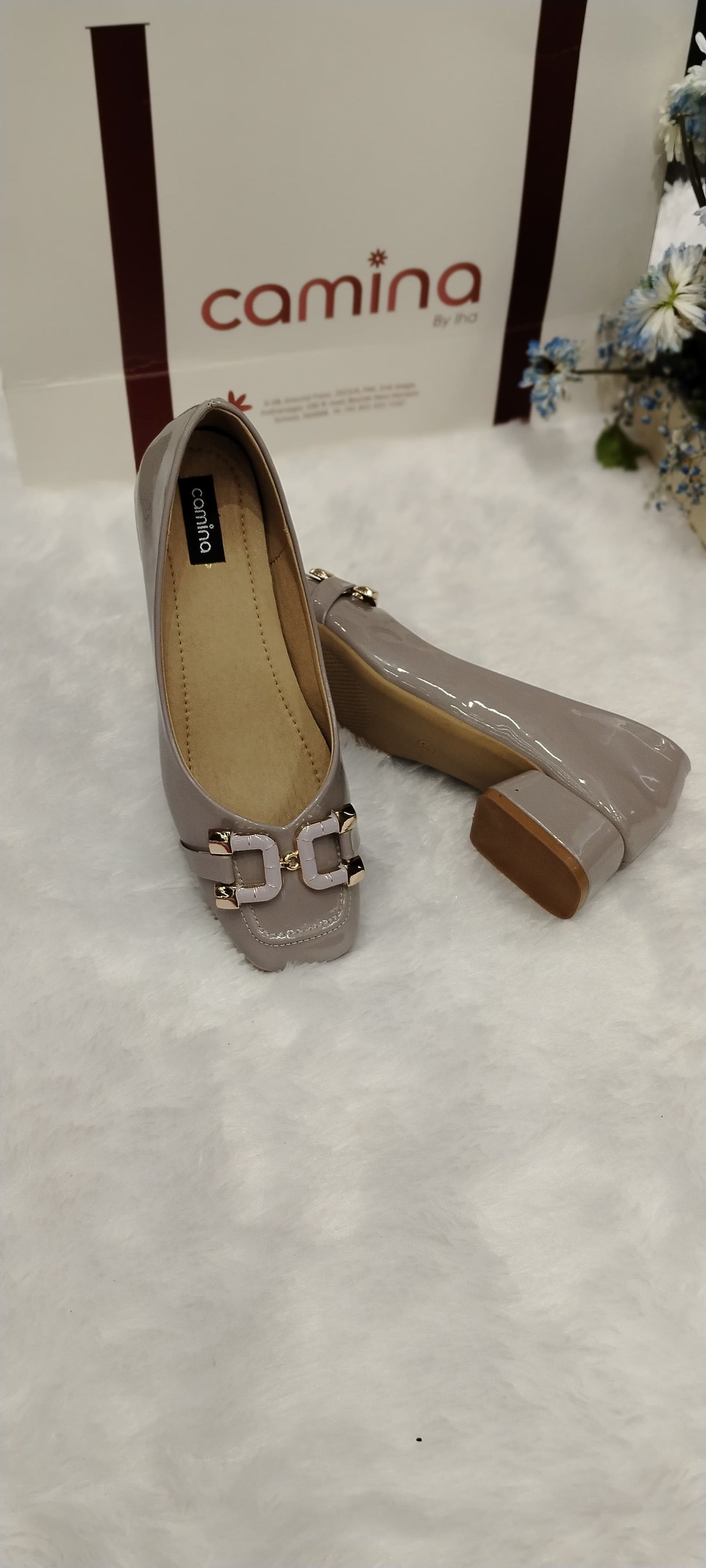 Women Embellished Block Pumps-A04