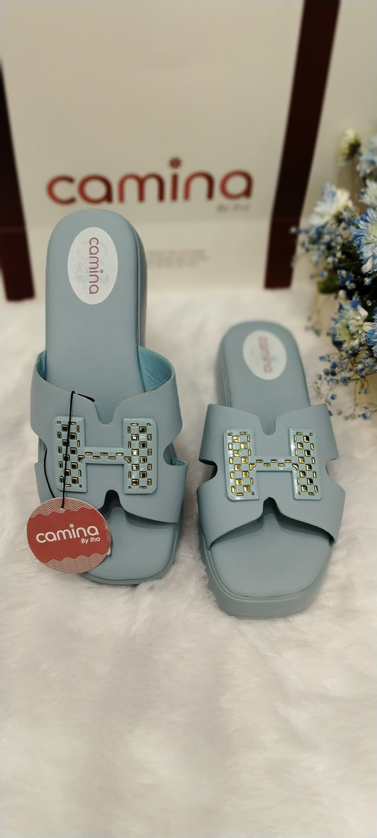 Imported Platform  Comfort Heels-A46