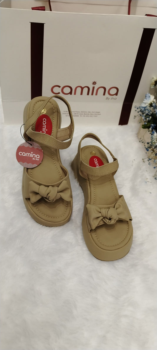 Women Open-Toe Platform Wedges-A23