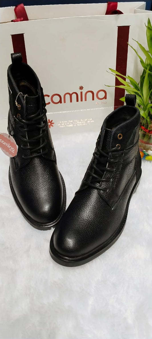Italian Handcrafted  Leather Long Boots for Men