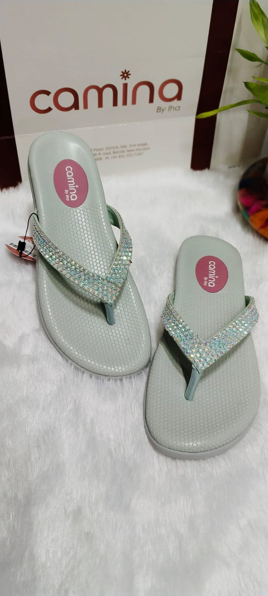Sparkling Comfort Slip-On Slippers – Stylish & Lightweight Women-A152