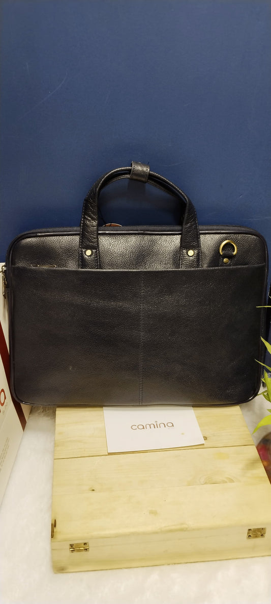Camina Executive Leather Laptop Bag – Sleek & Professional