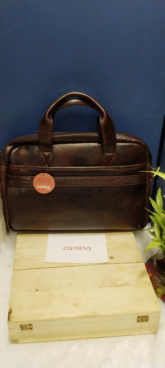 Classic Leather Laptop Bag – Style Meets Functionality