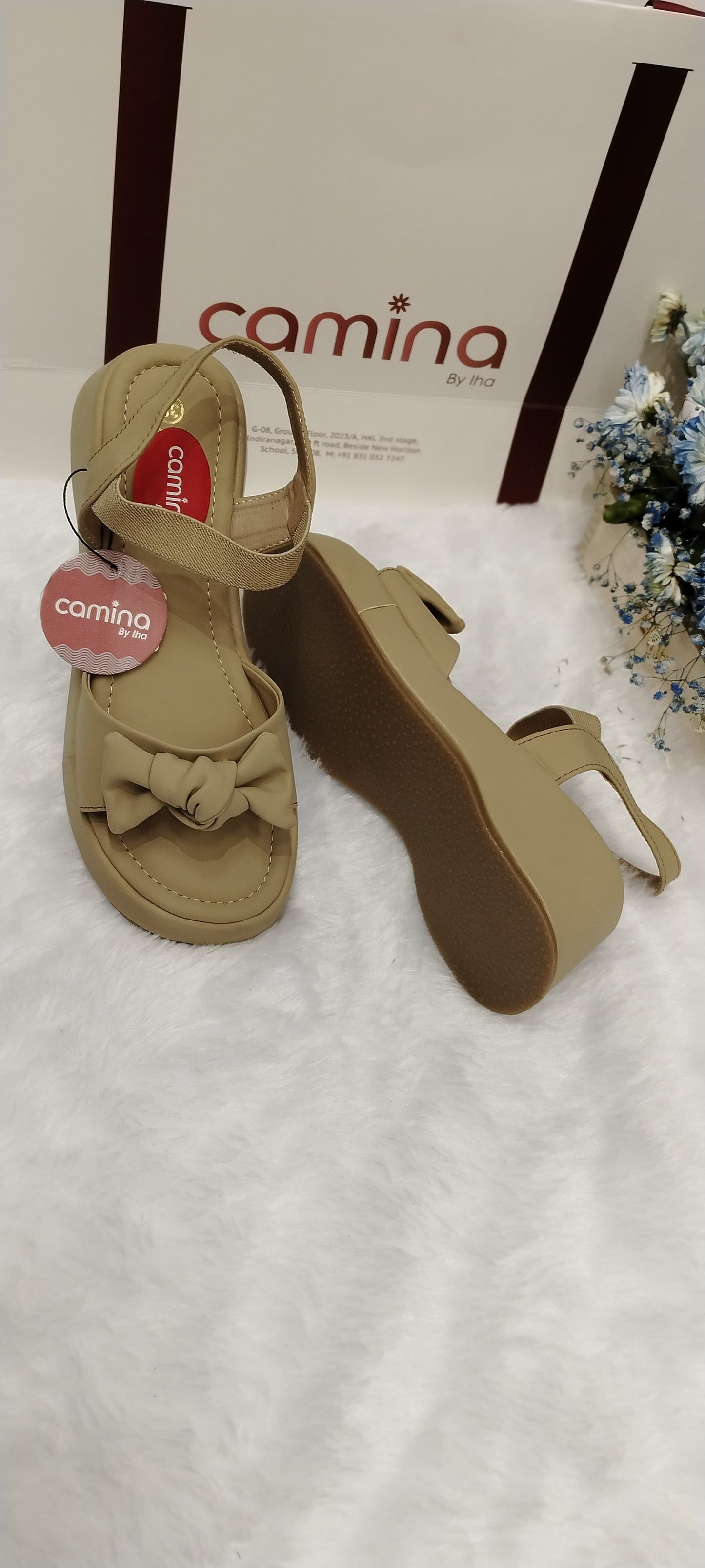 Women Open-Toe Platform Wedges-A23