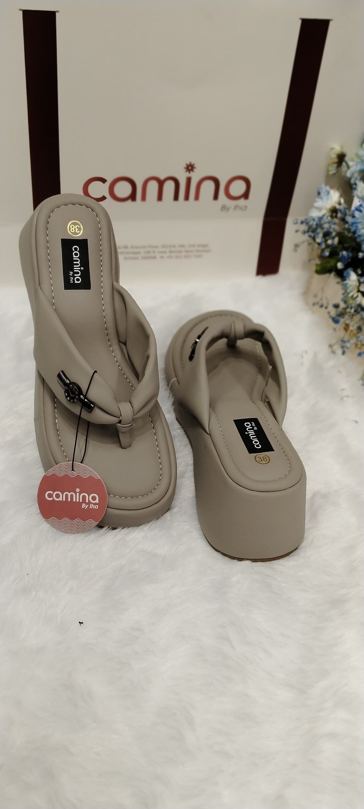 Women Wedges Sandal slip-on-A25