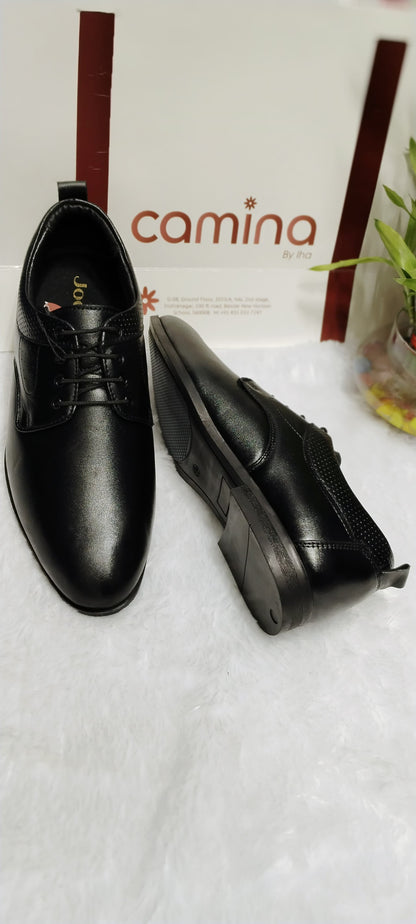BLACK OFFICE WEAR SHOES