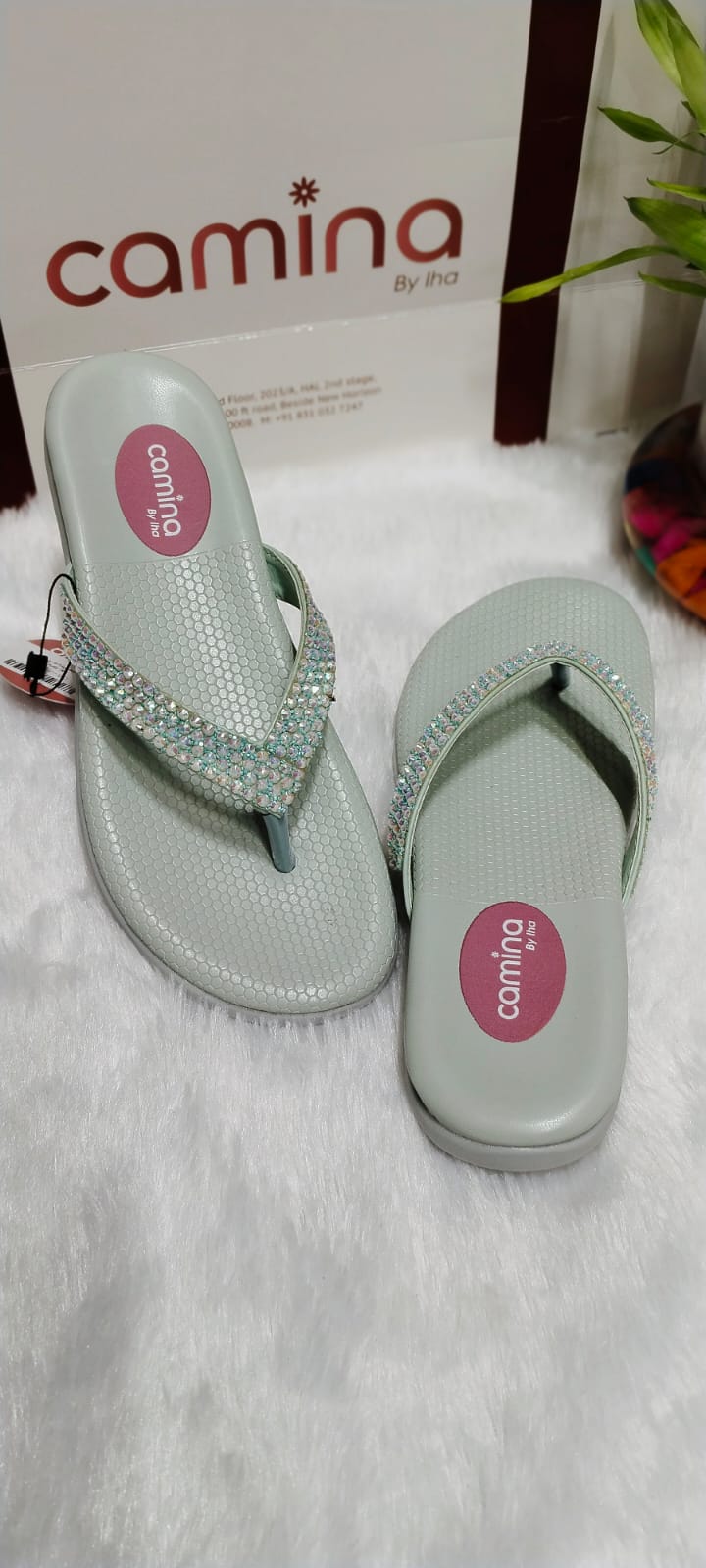 Sparkling Comfort Slip-On Slippers – Stylish & Lightweight Women-A152