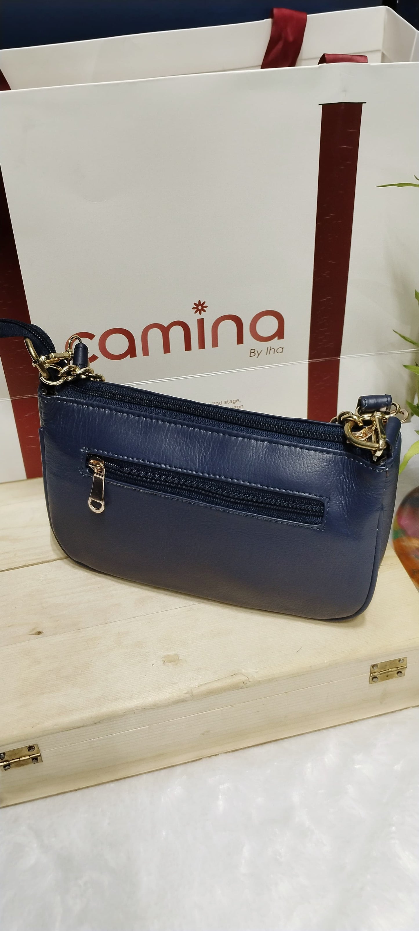 Luxe Elegance Pure Leather Shoulder Bag