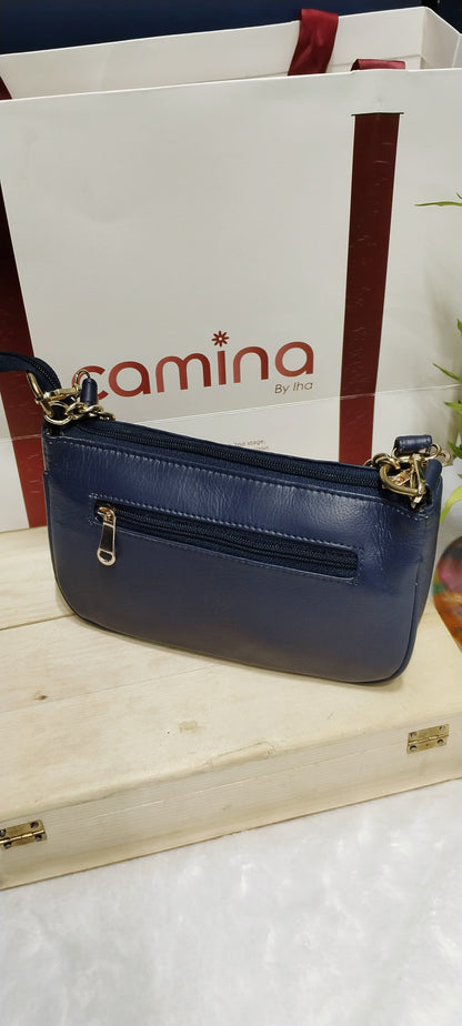 Luxe Elegance Pure Leather Shoulder Bag